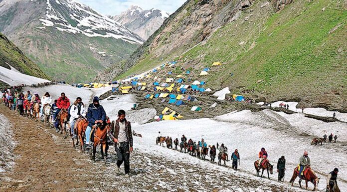 Amarnath Yatra: 12,168 pilgrims pay obeisance at Holy Cave on first day Amarnath Yatra, 12,168 pilgrims, Holy Cave, Fish Eye