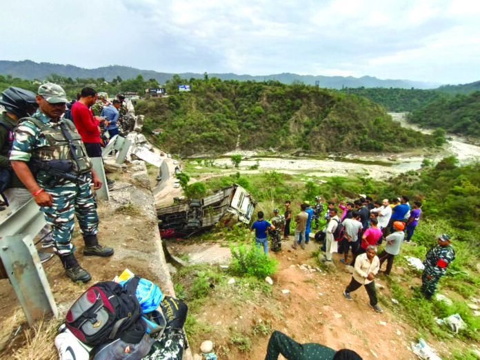 Bus Accident-Jammu-Fish Eye