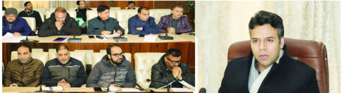 DC Srinagar-Finalises Snow Clearance-Fish Eye