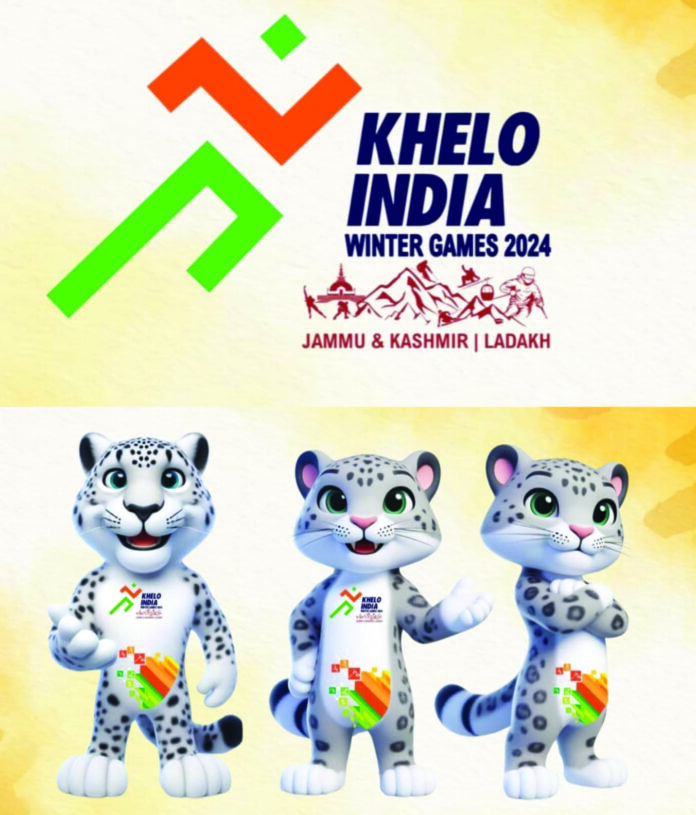 Logo, Mascot for Khelo India-Winter Games-Fish Eye