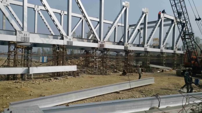 Bridge-Pulwama, Budgam-80 Villages.Fish Eye