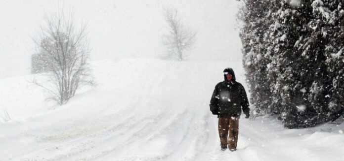 MeT Predicts, Light Snow , J&K, Fish Eye