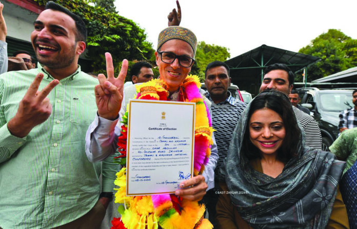 Stage set,Omar Abdullah, Take oath, CM, Fish Eye