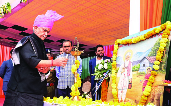 Empowering farmers, UT Mission, LG Sinha, Fish Eye