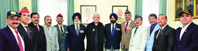 LG Sinha, Armed Forces Flag Day, Fish Eye