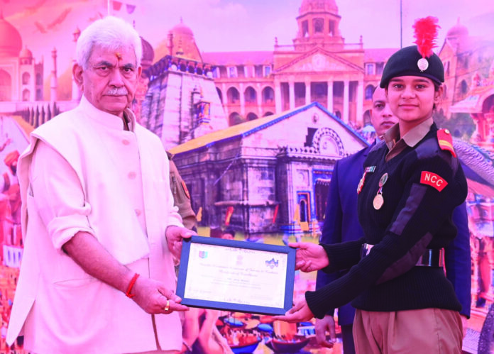 Motivate youngsters, Nation building activities, NCC Cadets, LG Sinha, Fish Eye