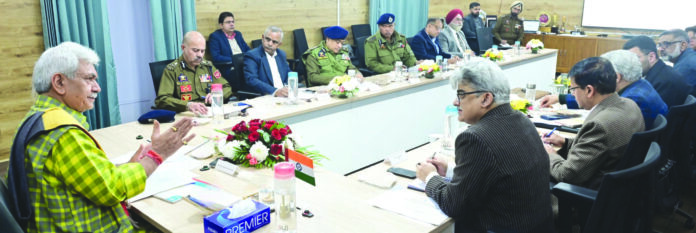 LG Calls,. High Conviction Rate, Anti-National Activities, Terror Cases, Fish Eye