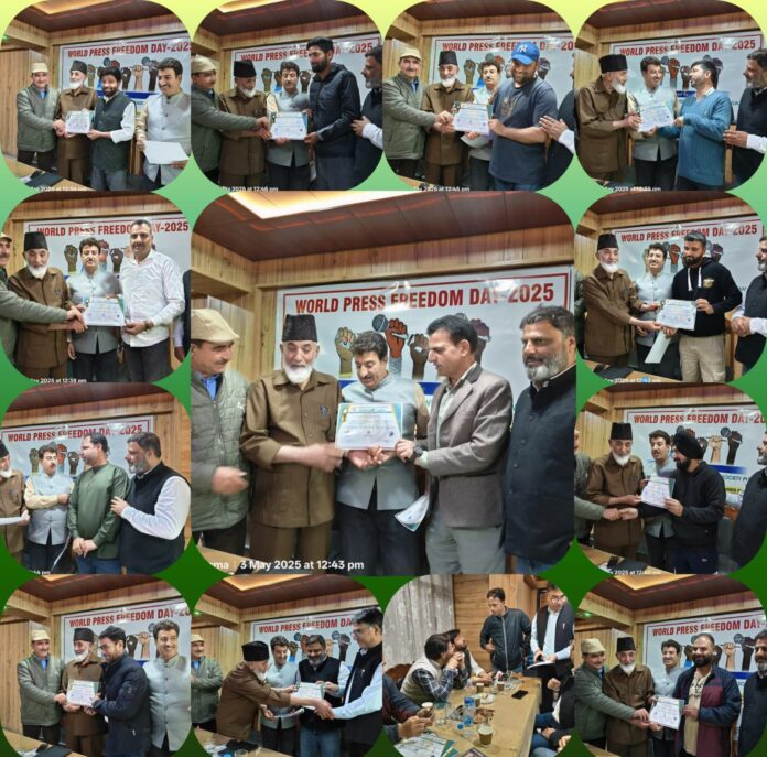 Pulwama Journalists, Honored, World Press Freedom Day, Fish Eye