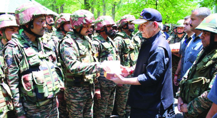 Nothing , Pakistan , Indian Army, LG Sinha, Fish Eye