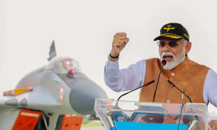 Soldiers , Manipur . Operation Sindoor, PM Modi, Fish Eye