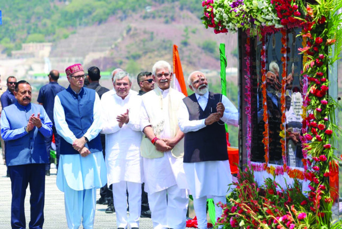 30-year wait ends, PM inaugurates, Train, Chenab bridge, Fish Eye