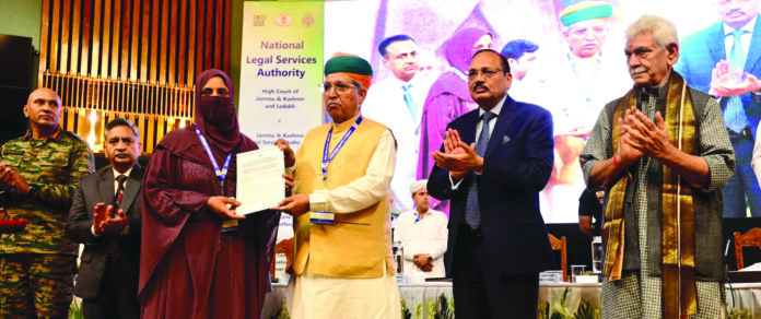 Prioritizing Justice, Defence personnel, Weaker Sections Crucial, LG Sinha, Fish Eye