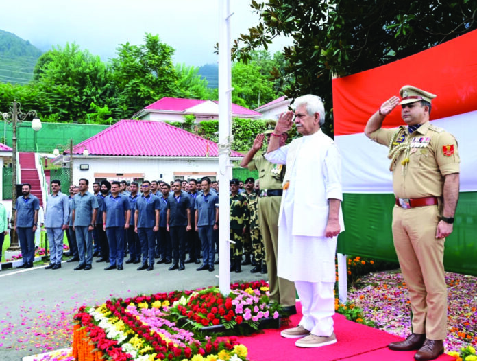 Our duty, Single terrorist, Motherland, LG Sinha, Fish Eye