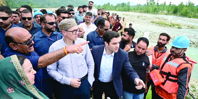 CM Omar, Flood Area, Assures Relief, Rehabilitation, Fish Eye