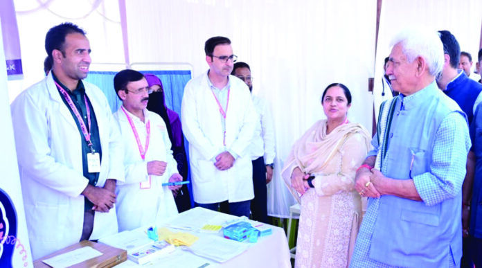 Dismantling terror,. Lasting peace, LG Sinha, Fish Eye