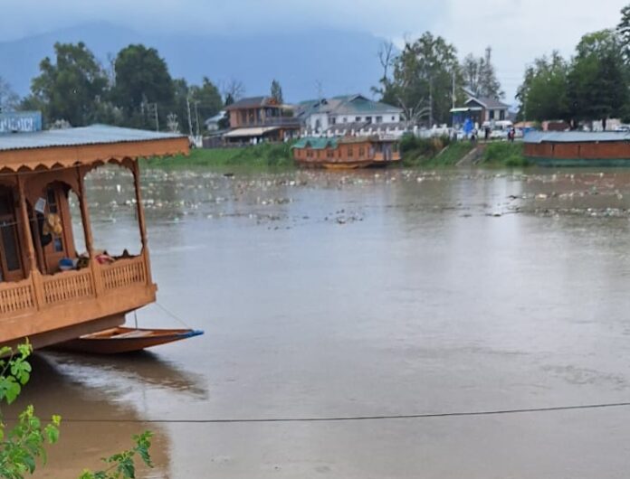 Jhelum River, Breaches Banks, J&K, Fish Eye