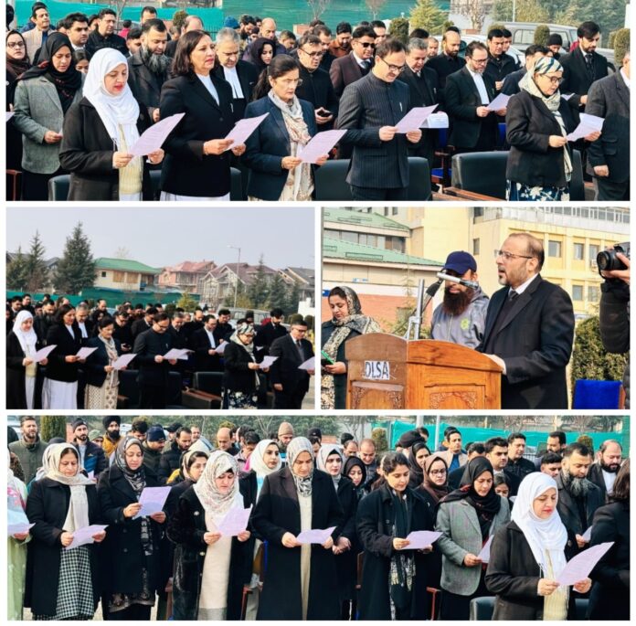 Srinagar Judiciary, DLSA, Constitution Day, Fish Eye