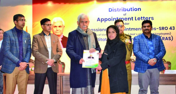 LG Sinha, Job appointment letters, Terror victims, Kashmir, Fish Eye