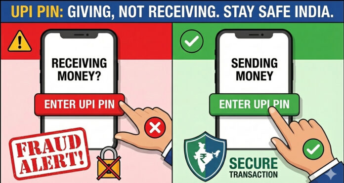 UPI Safety, PIN , Paying, The Fish Eye