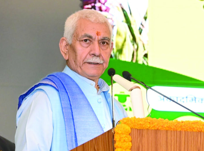 Agriculture First, Developed India, Self-reliant , J&K, LG Sinha, Fish Eye