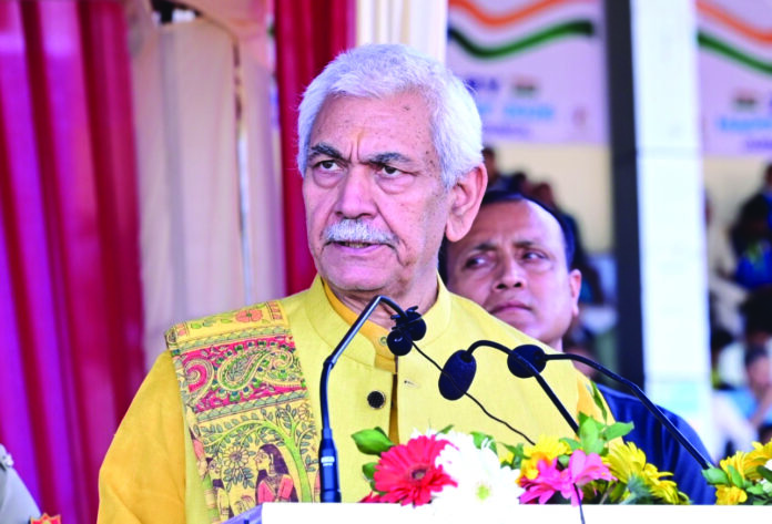 LG Sinha, Firm Action, Anti-Peace Elements, Fish Eye