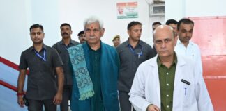 LG Sinha, CM Omar Visit Hospitalised Udhampur Accident Victims LG Sinha, CM Omar, Hospitalised Udhampur Accident Victims, Fish Eye