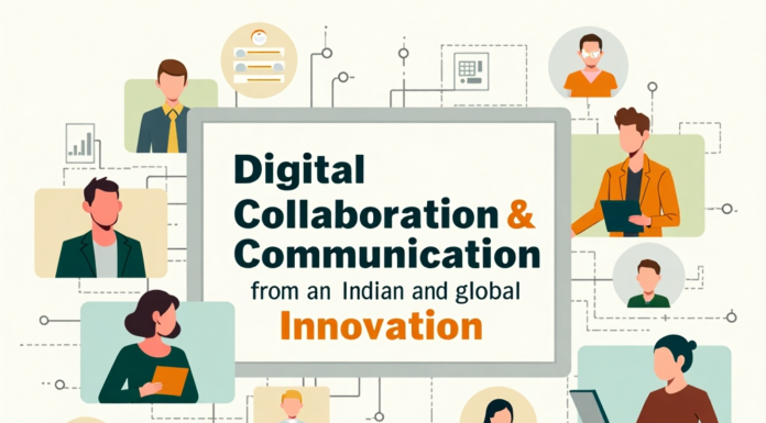 Digital Collaboration: Bridging India and the Global Stage Digital Collaboration, Bridging India, Global Stage, Fish Eye