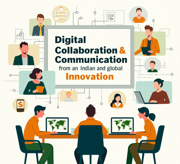 Digital Collaboration, Bridging India, Global Stage, Fish Eye