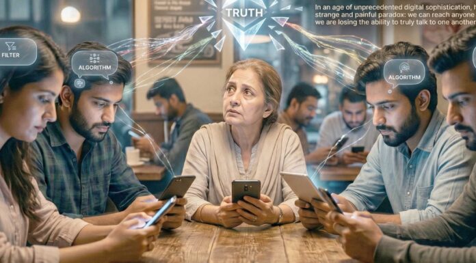 Tech, Truth, and the Erosion of Meaningful Dialogue Tech, Truth, Erosion, Meaningful Dialogue, Fish Eye