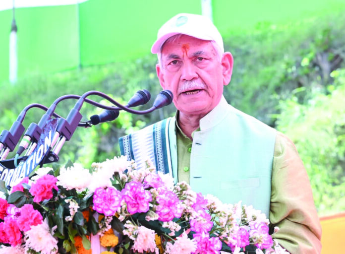 Drug smuggling, JK, Pak orchestrating, Terrorism, LG Sinha, Fish eye