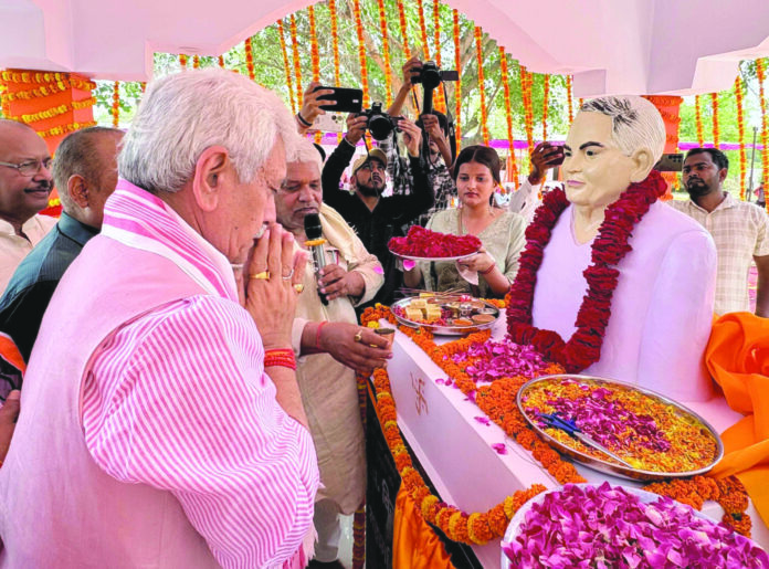 PM Modi-led, Development, Every household, LG Sinha, Fish Eye