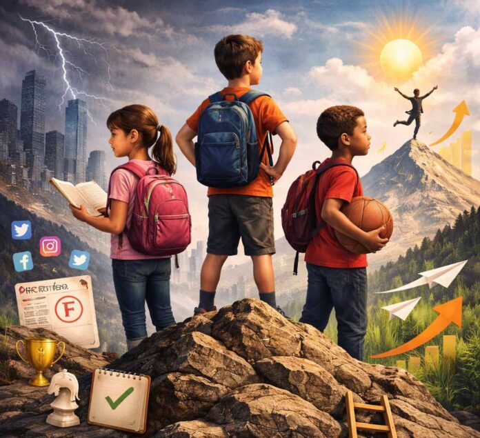 Shaping Strong-Minded, Children, Demanding Future, Fish Eye