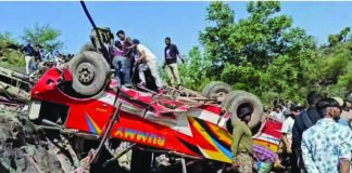 21 Dead, 51 Injured As Bus Rolls Down Hill In Udhampur 21 Dead, 51 Injured, Bus Rolls Down, Udhampur, Fish Eye