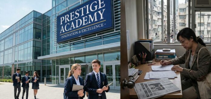 Education Paradox, High-Budget Schools, Low-Paid Teachers, Fish eye