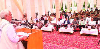 PM Modi’s guidance inspired citizens to transform resolve into action: LG Sinha PM Modi’s guidance, Citizens, LG Sinha, Fish Eye