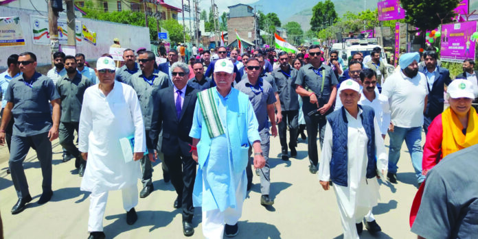 Won’t stop, narco-terrorism, J&K, LG Sinha, Fish Eye