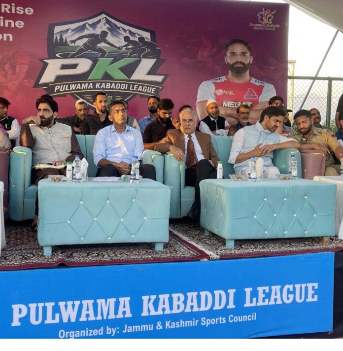 Pulwama Kabaddi League 2026, Kicks Off, Eight Teams, 96 Athletes, Fish Eye