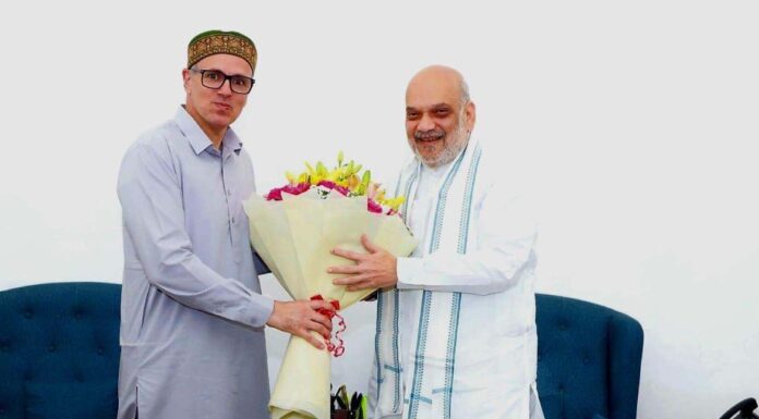 CM Omar meets HM Amit Shah, discusses J&K statehood CM Omar, HM Amit Shah, J&K statehood, Fish Eye
