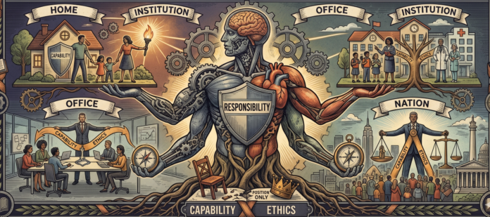 Not Rank, True Leadership , About Responsibility, Fish Eye