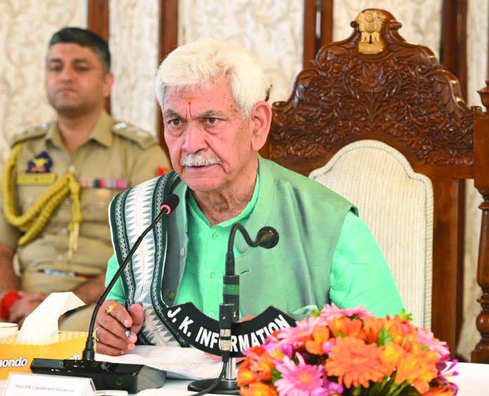 LG Sinha, Amarnath Yatra 2026, High-level review meeting, Fish Eye
