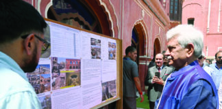 LG Sinha visits Mubarak Mandi heritage complex in Jammu LG Sinha, Mubarak Mandi, Heritage complex, Fish Eye