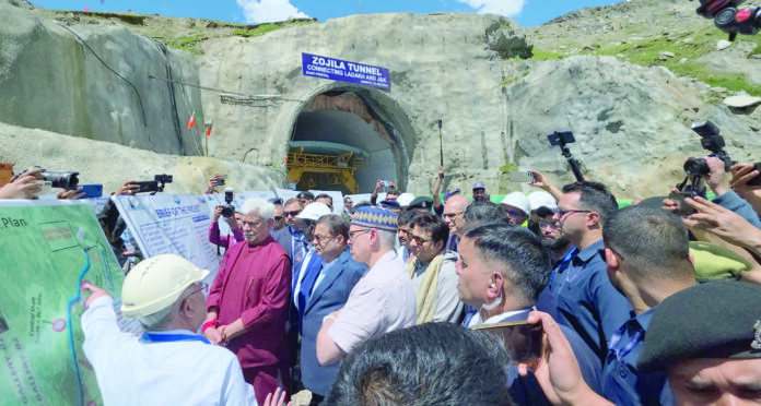 Zojila Tunnel, J&K, Ladakh, New era, LG Sinha, Fish Eye