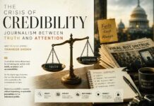 Trust Deficit: Journalism’s Battle Between Facts and Clicks Trust Deficit, Journalism’s , Facts and Clicks, Fish Eye