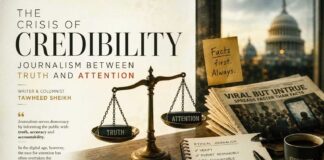 Trust Deficit: Journalism’s Battle Between Facts and Clicks Trust Deficit, Journalism’s , Facts and Clicks, Fish Eye