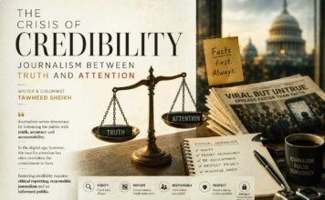 Trust Deficit: Journalism’s Battle Between Facts and Clicks Trust Deficit, Journalism’s , Facts and Clicks, Fish Eye