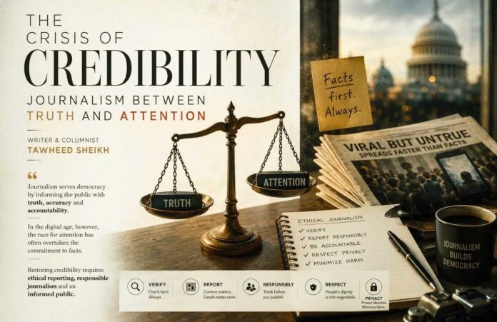 Trust Deficit, Journalism’s , Facts and Clicks, Fish Eye