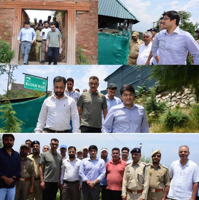 Commissioner SMC, Urban Greening Initiatives, During Inspection , Hari Parbat Range, Fish Eye