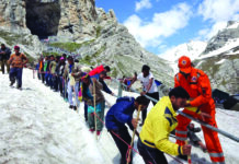 Amarnath Yatra on track to touch 3 lakh by today Amarnath Yatra, Touch 3 lakh, Fish Eye