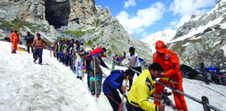 Amarnath Yatra on track to touch 3 lakh by today Amarnath Yatra, Touch 3 lakh, Fish Eye