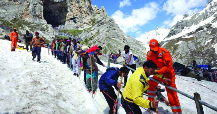 Amarnath Yatra, Touch 3 lakh, Fish Eye